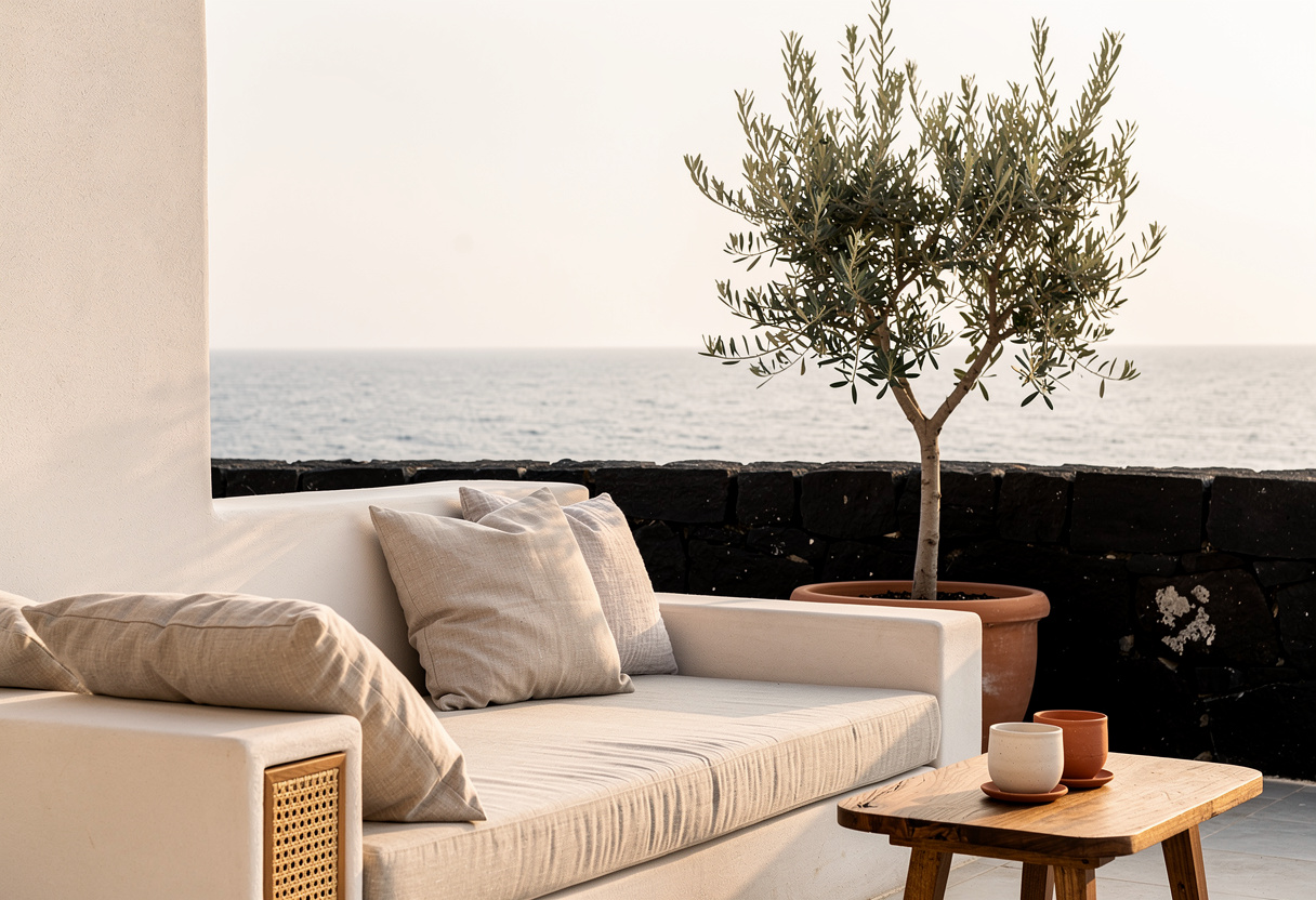 Terrace with sea view